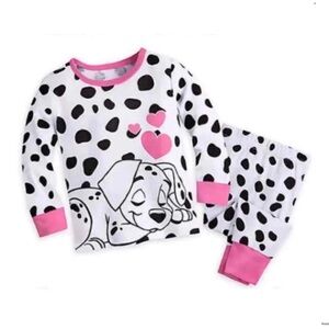 (NWT) Disney Store 101 Dalmatians Baby Girl's Pajama Set, 9-12 Months